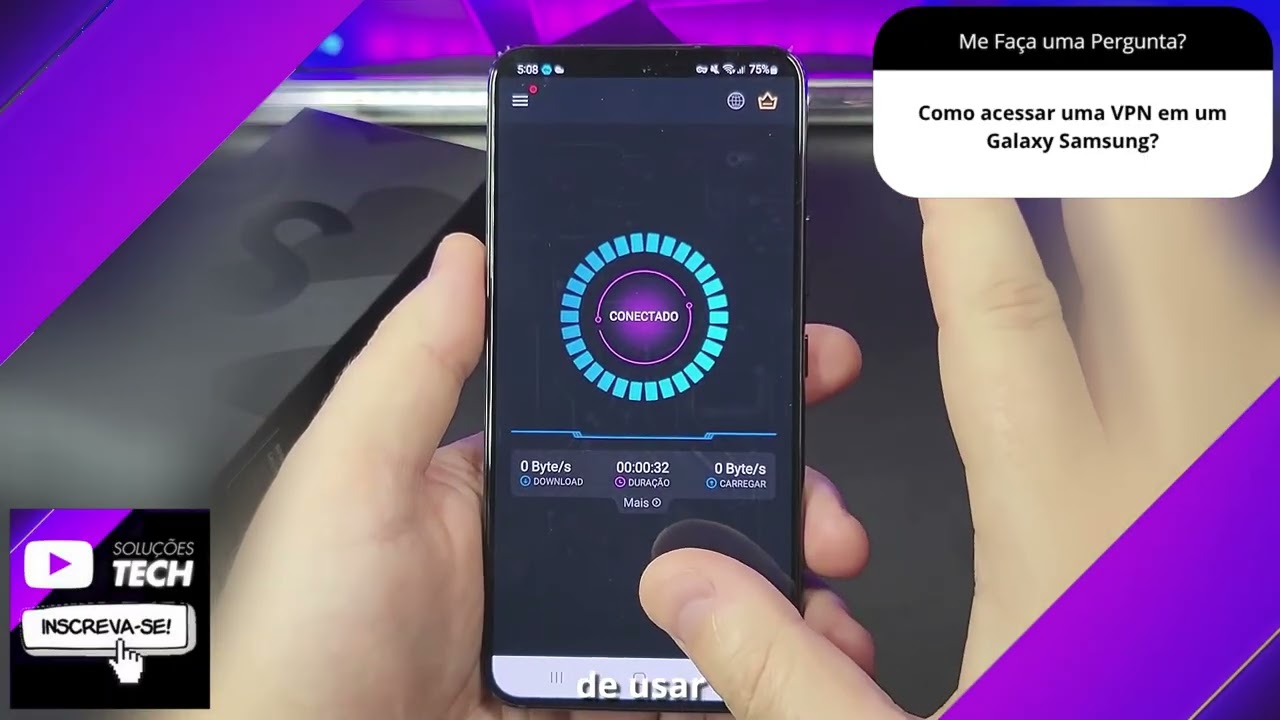 Como acessar uma VPN em um Galaxy Samsung❓