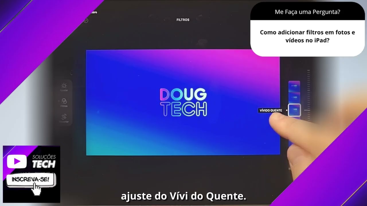 Como adicionar filtros em fotos e vídeos no iPad❓