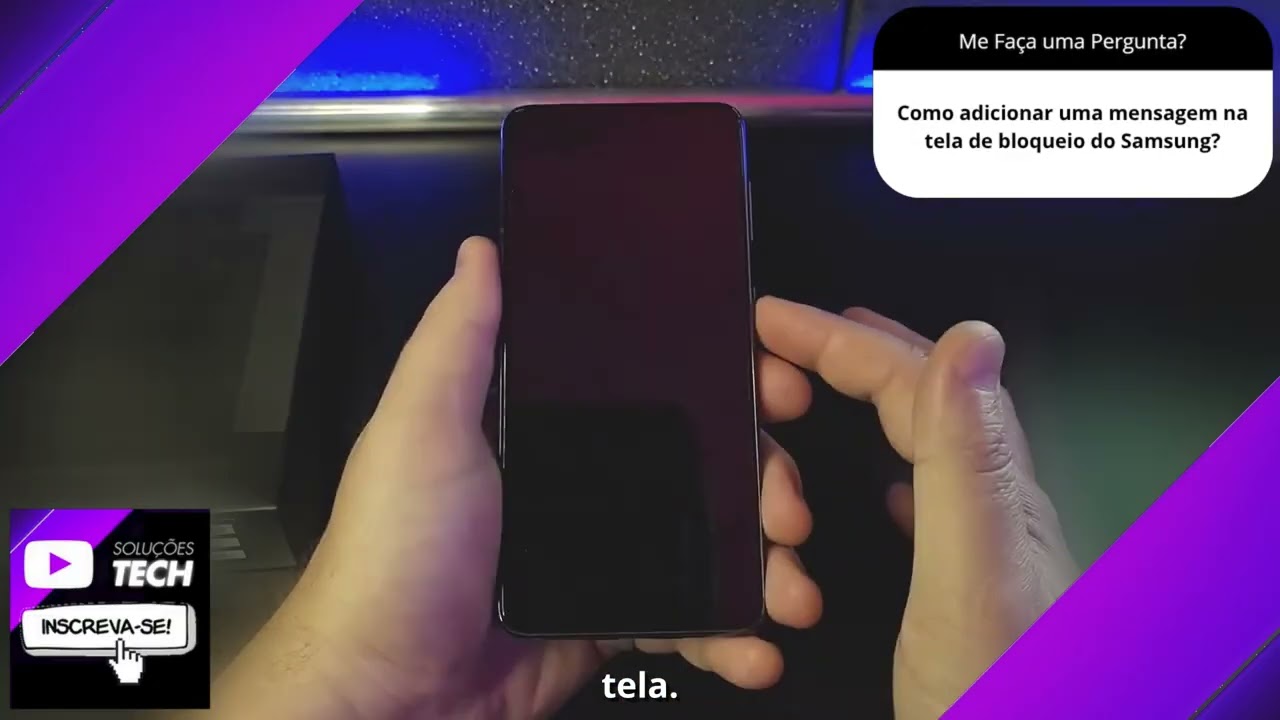 Como adicionar uma mensagem na tela de bloqueio do Samsung❓