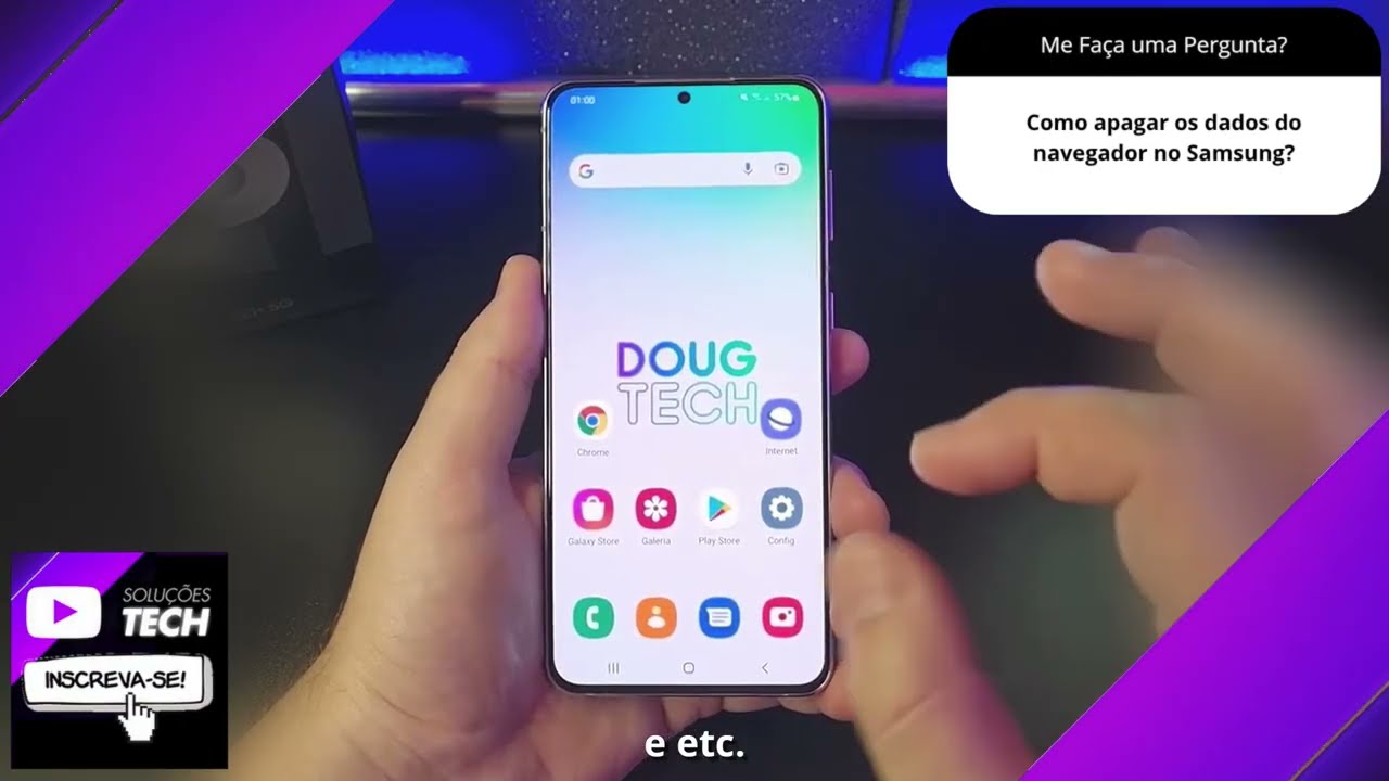 Como apagar os dados do navegador no Samsung❓