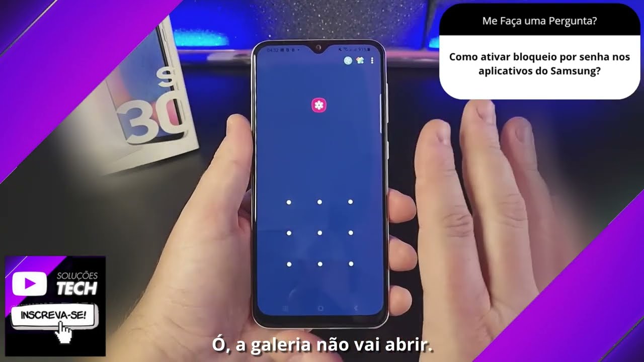 Como ativar bloqueio por senha nos aplicativos do Samsung❓