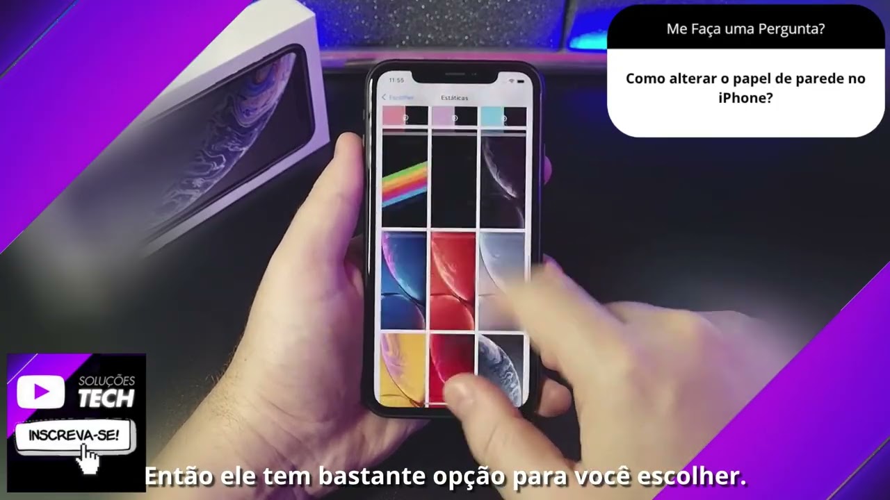 Como alterar o papel de parede no iPhone❓
