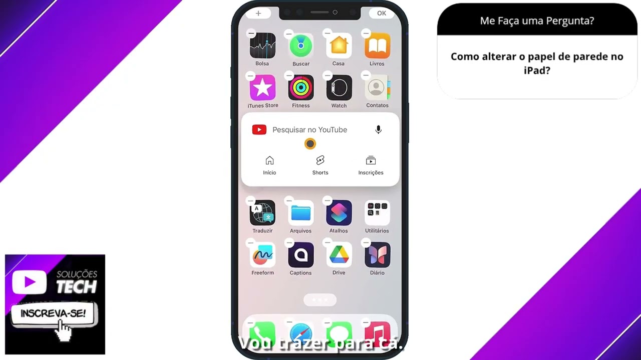 Como alterar o papel de parede no iPad❓