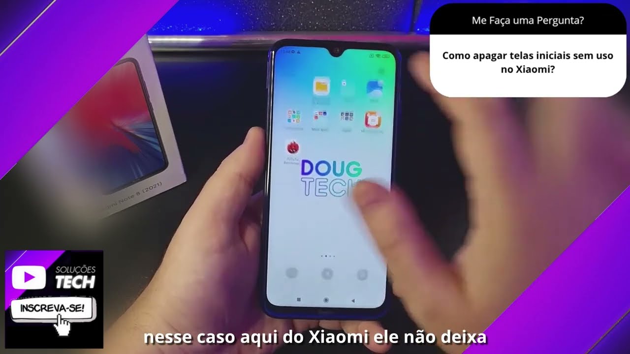 Como apagar telas iniciais sem uso no Xiaomi❓