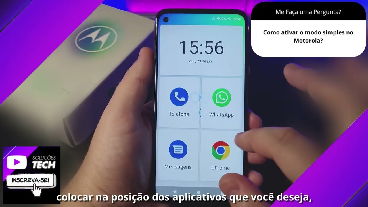 Como ativar o modo simples no Motorola❓