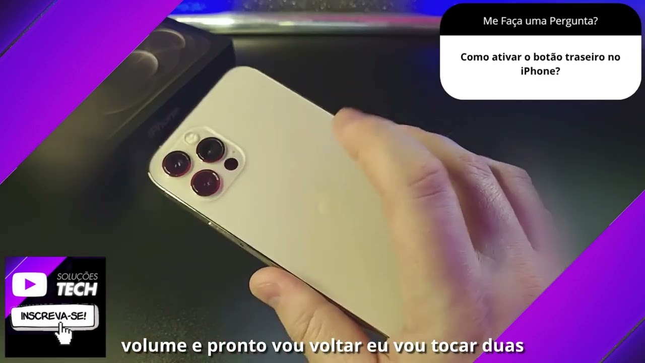 Como ativar o botão traseiro no iPhone❓