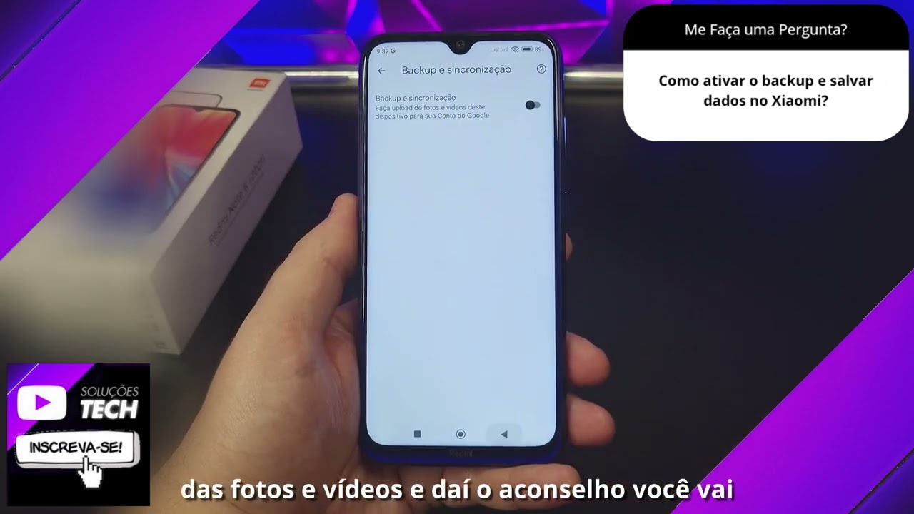 Como ativar o backup e salvar dados no Xiaomi❓