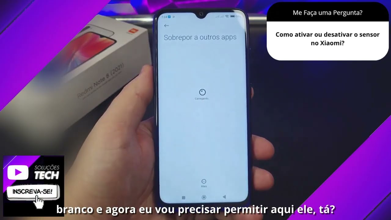 Como ativar ou desativar o sensor no Xiaomi❓