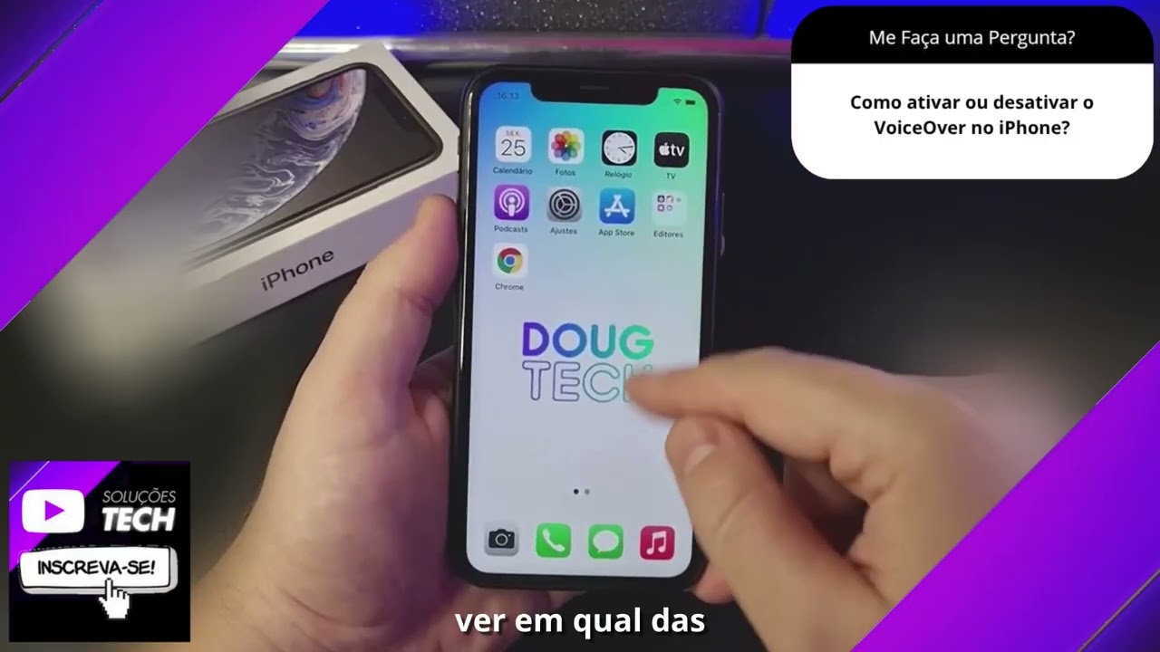 Como ativar ou desativar o VoiceOver no iPhone❓