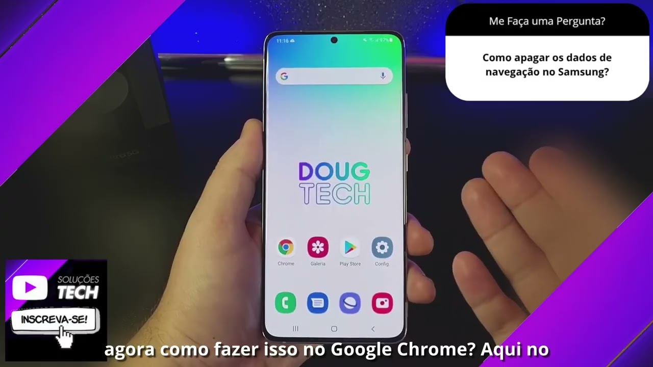 Como apagar os dados de navegação no Samsung❓