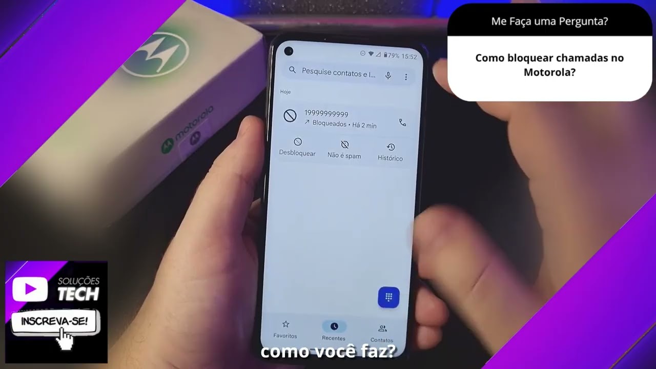 Como bloquear chamadas no Motorola❓