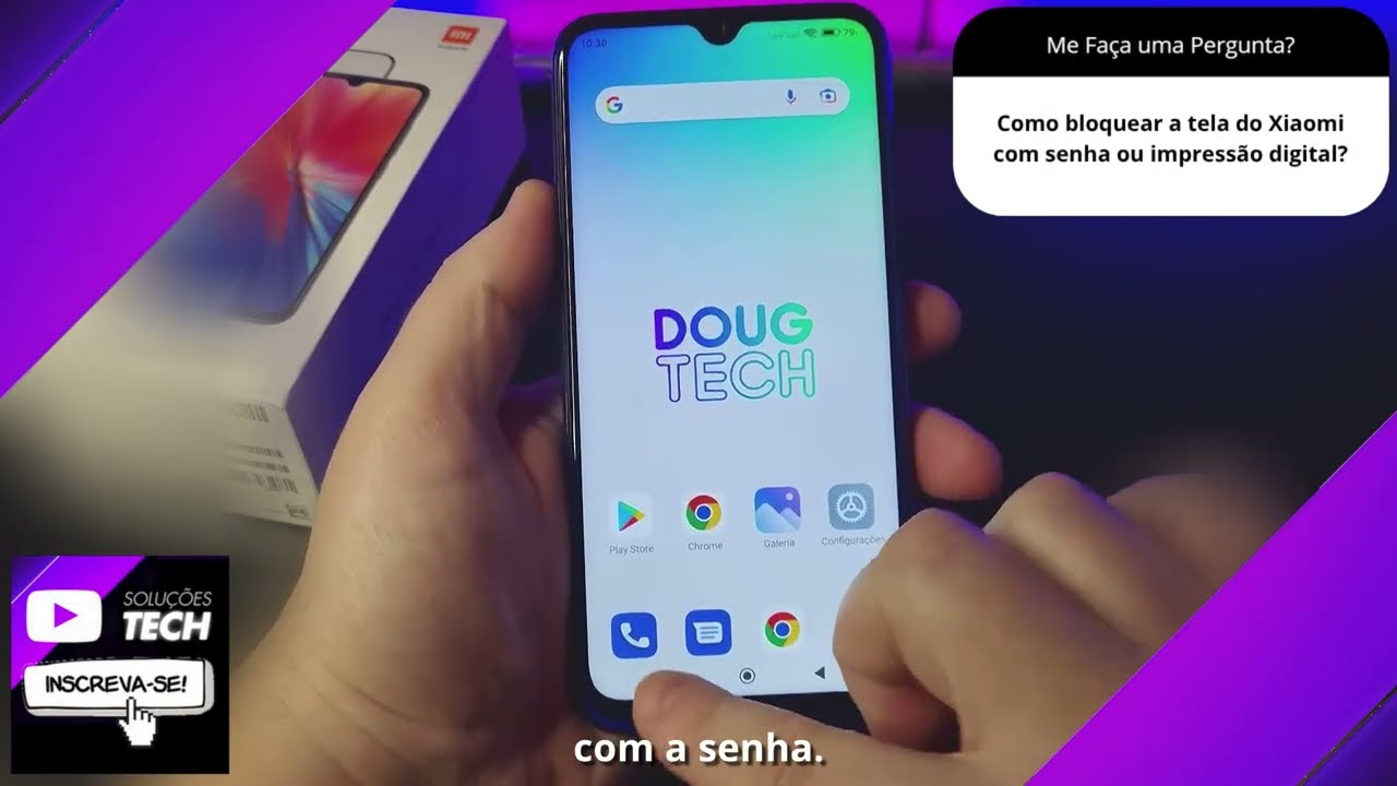 Como bloquear a tela do Xiaomi com senha ou impressão digital❓
