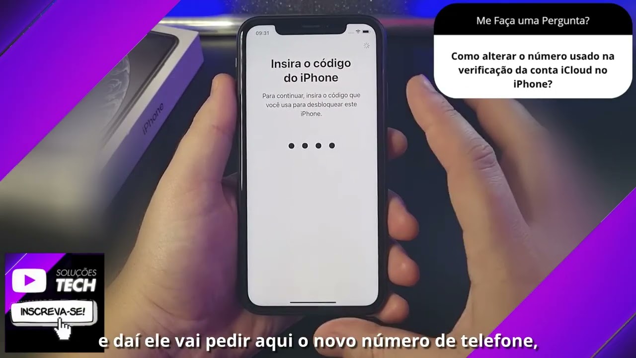 Como alterar o número usado na verificação da conta iCloud no iPhone❓