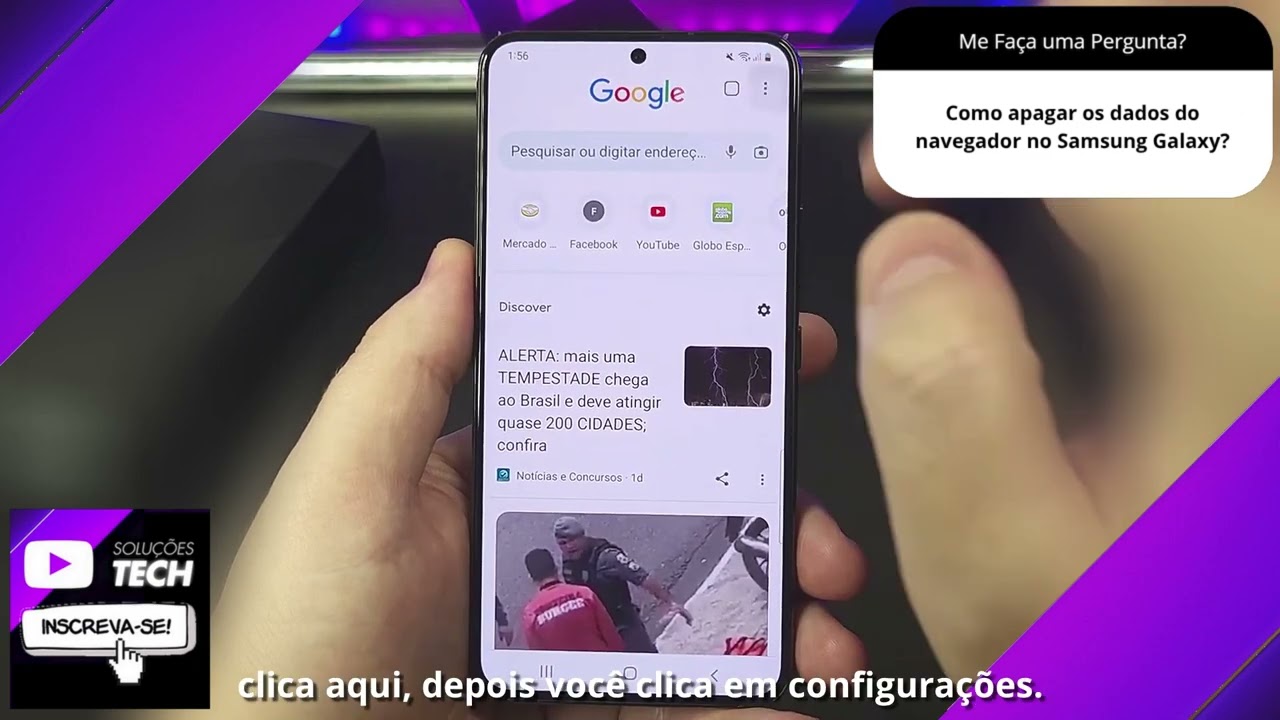 Como apagar os dados do navegador no Samsung Galaxy❓