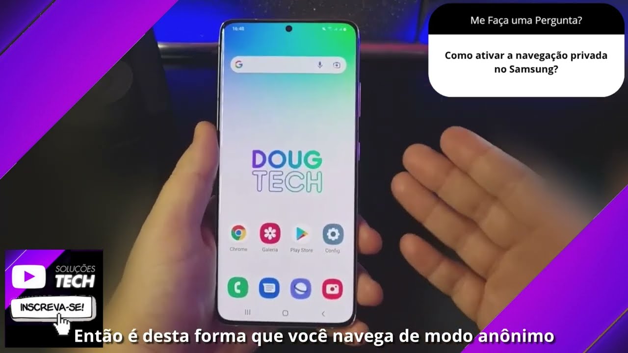 Como ativar a navegação privada no Samsung❓