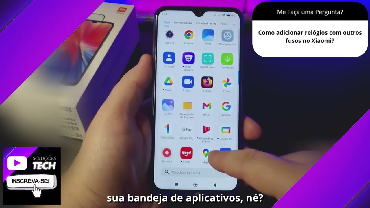 Como adicionar relógios com outros fusos no Xiaomi❓