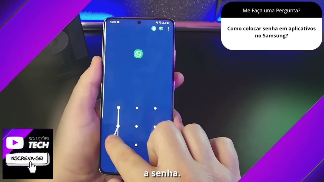 Como colocar senha em aplicativos no Samsung❓