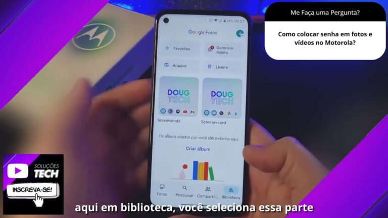 Como colocar senha em fotos e vídeos no Motorola❓