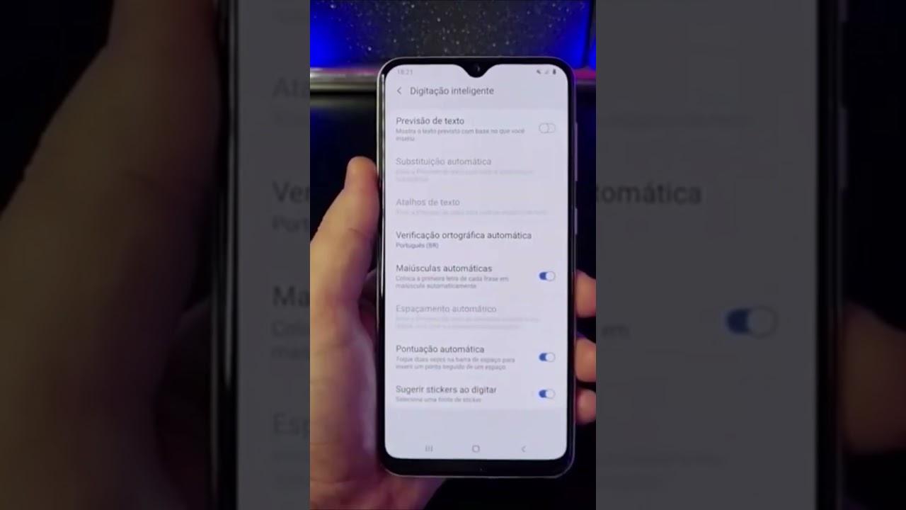 LIGUE E DESLIGUE O CORRETOR ORTOGRÁFICO NO SAMSUNG #Shorts