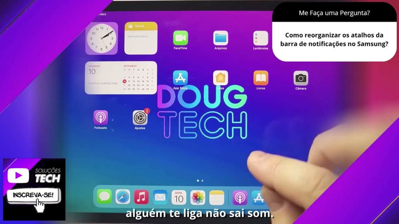 Como reorganizar os atalhos da barra de notificações no Samsung❓