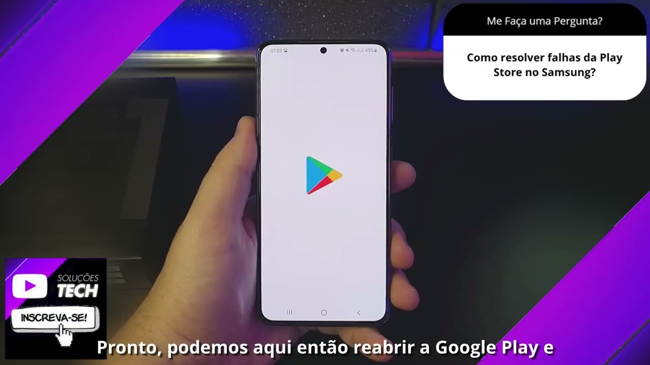 Como resolver falhas da Play Store no Samsung❓