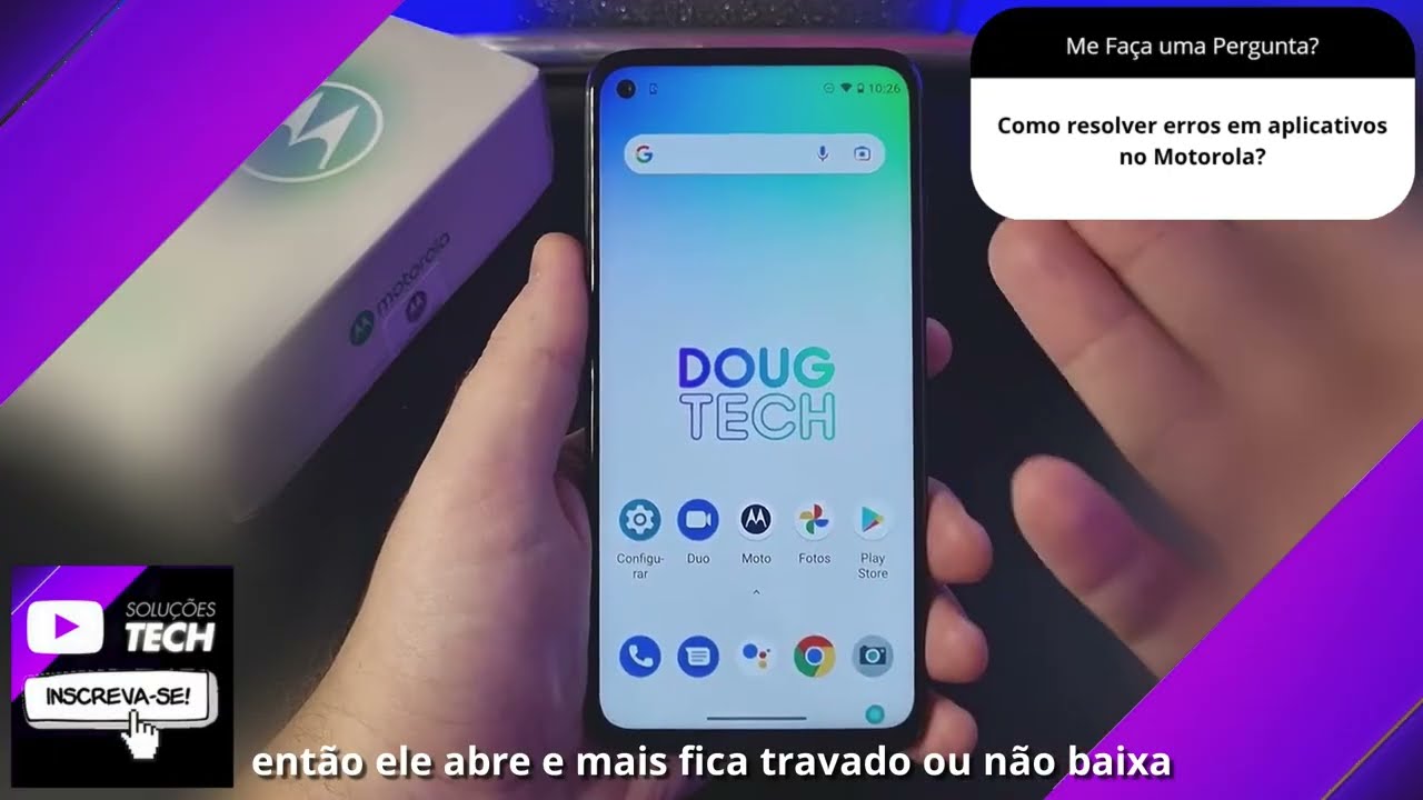 Como resolver erros em aplicativos no Motorola❓