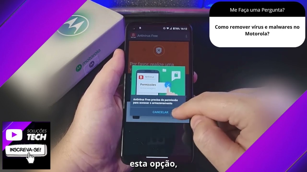 Como remover vírus e malwares no Motorola❓
