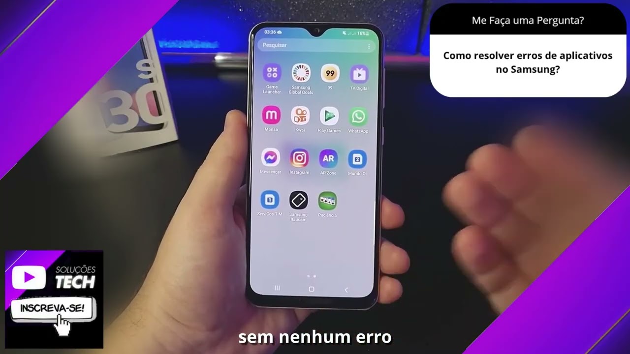 Como resolver erros de aplicativos no Samsung❓