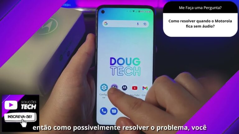 Como resolver quando o Motorola fica sem áudio❓