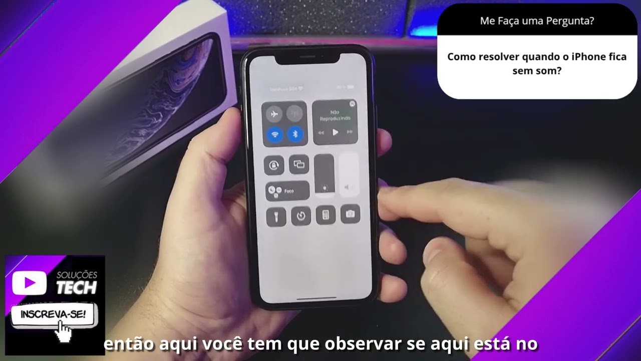 Como resolver quando o iPhone fica sem som❓