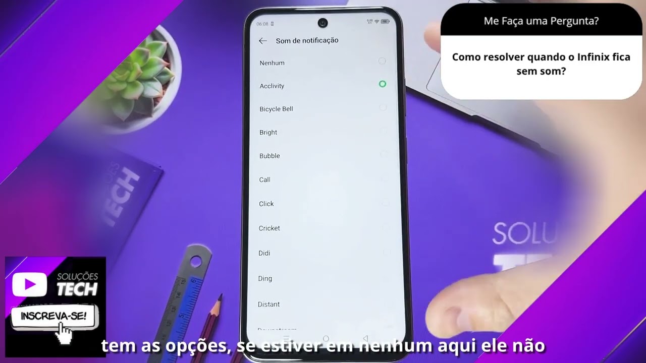 Como resolver quando o Infinix fica sem som❓