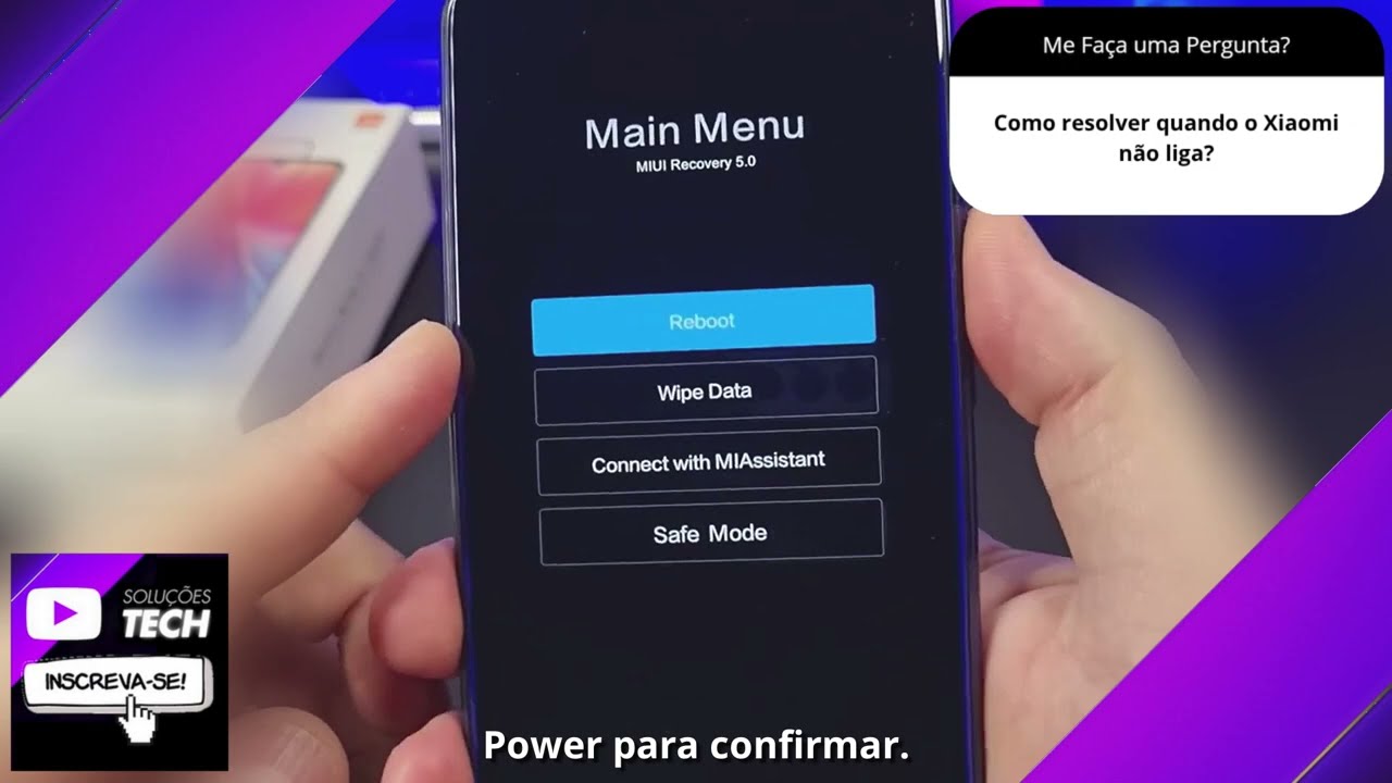 Como resolver quando o Xiaomi não liga❓