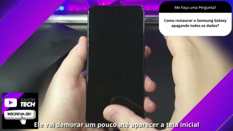 Como restaurar o Samsung Galaxy apagando todos os dados❓