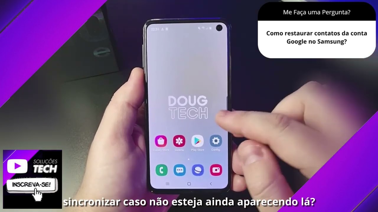 Como restaurar contatos da conta Google no Samsung❓