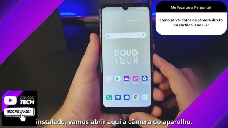 Como salvar fotos da câmera direto no cartão SD no LG❓
