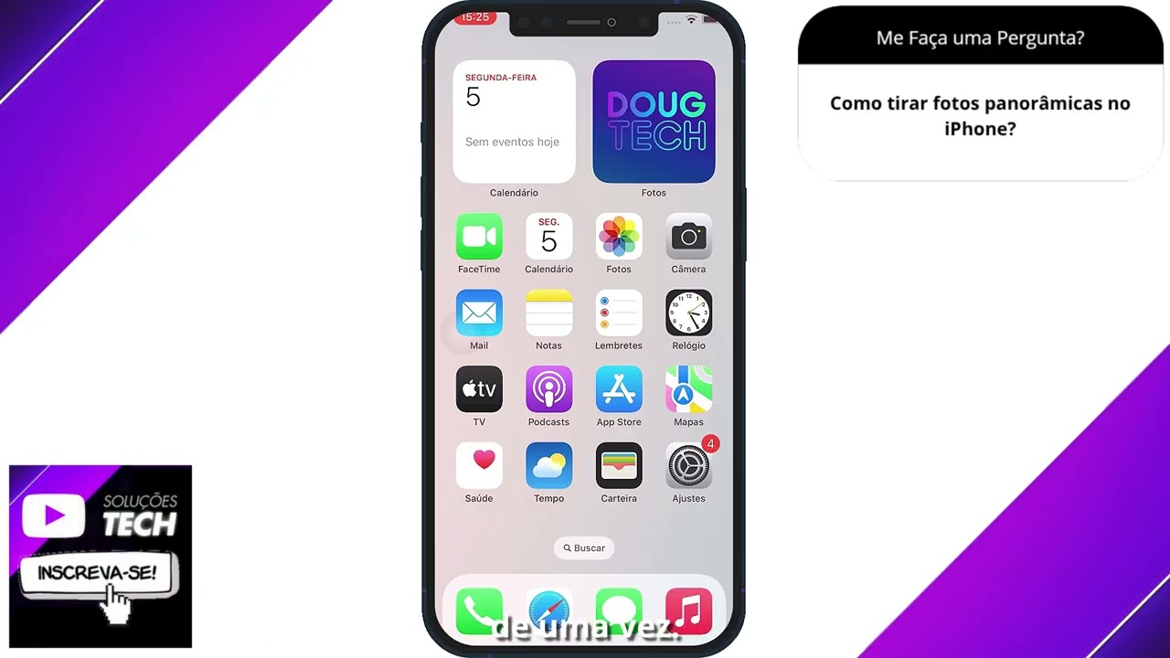 Como tirar fotos panorâmicas no iPhone❓