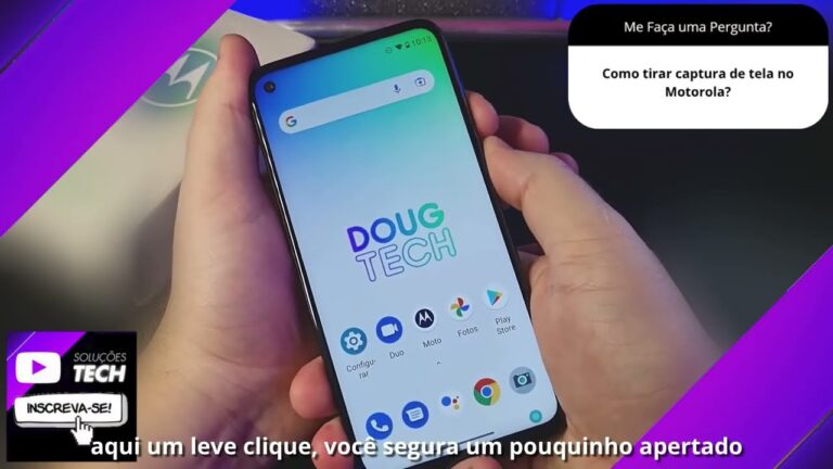 Como tirar captura de tela no Motorola❓