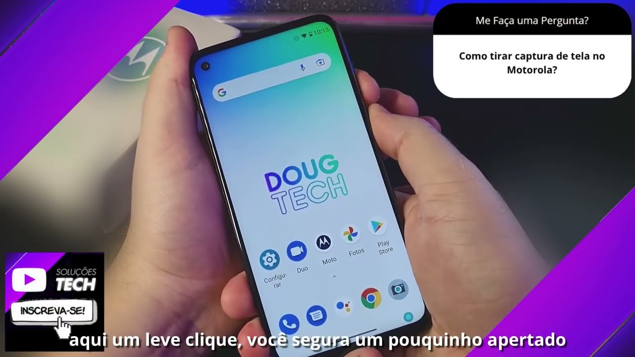 Como tirar captura de tela no Motorola❓