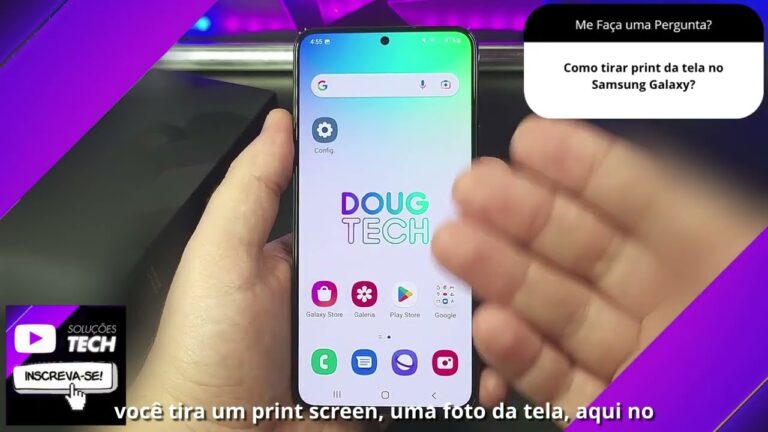 Como tirar print da tela no Samsung Galaxy❓