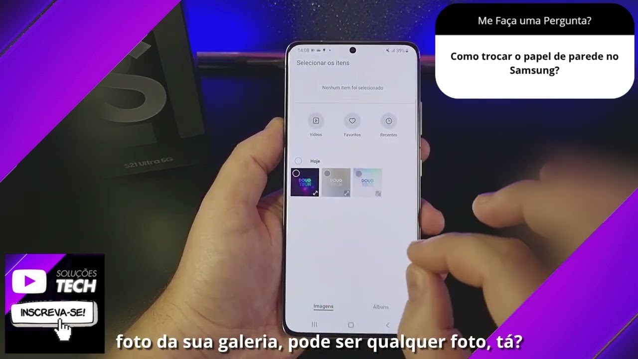 Como trocar o papel de parede no Samsung❓