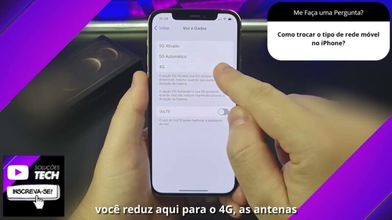 Como trocar o tipo de rede móvel no iPhone❓