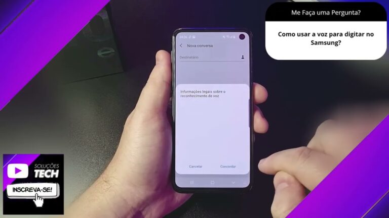 Como usar a voz para digitar no Samsung❓