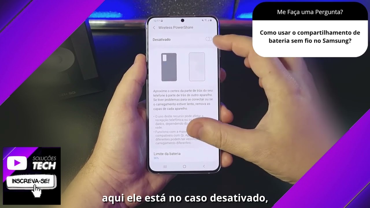 Como usar o compartilhamento de bateria sem fio no Samsung❓