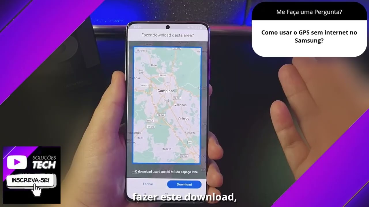 Como usar o GPS sem internet no Samsung❓