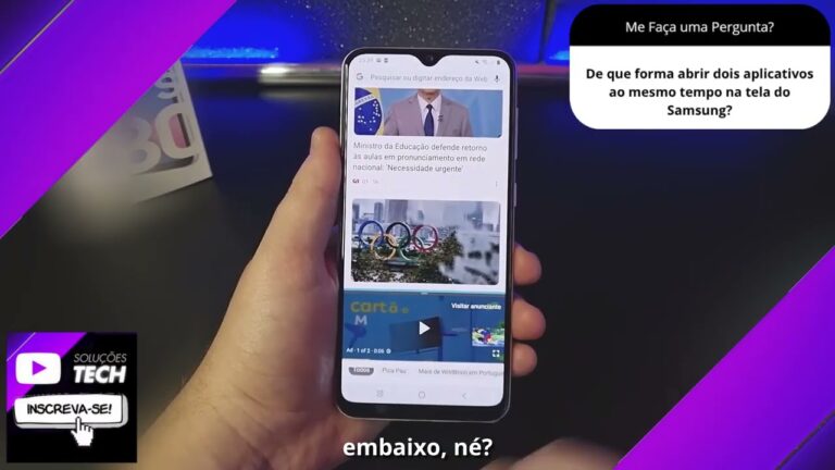 De que forma abrir dois aplicativos ao mesmo tempo na tela do Samsung❓