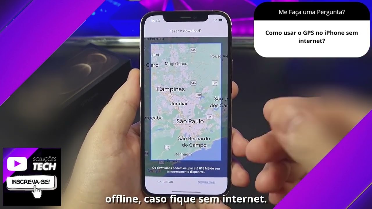 Como usar o GPS no iPhone sem internet❓