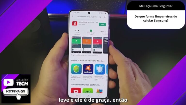 De que forma limpar vírus do celular Samsung❓