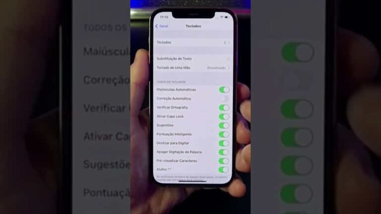 COMO LIGAR OU DESLIGAR O CORRETOR ORTOGRÁFICO NO IPHONE #Shorts