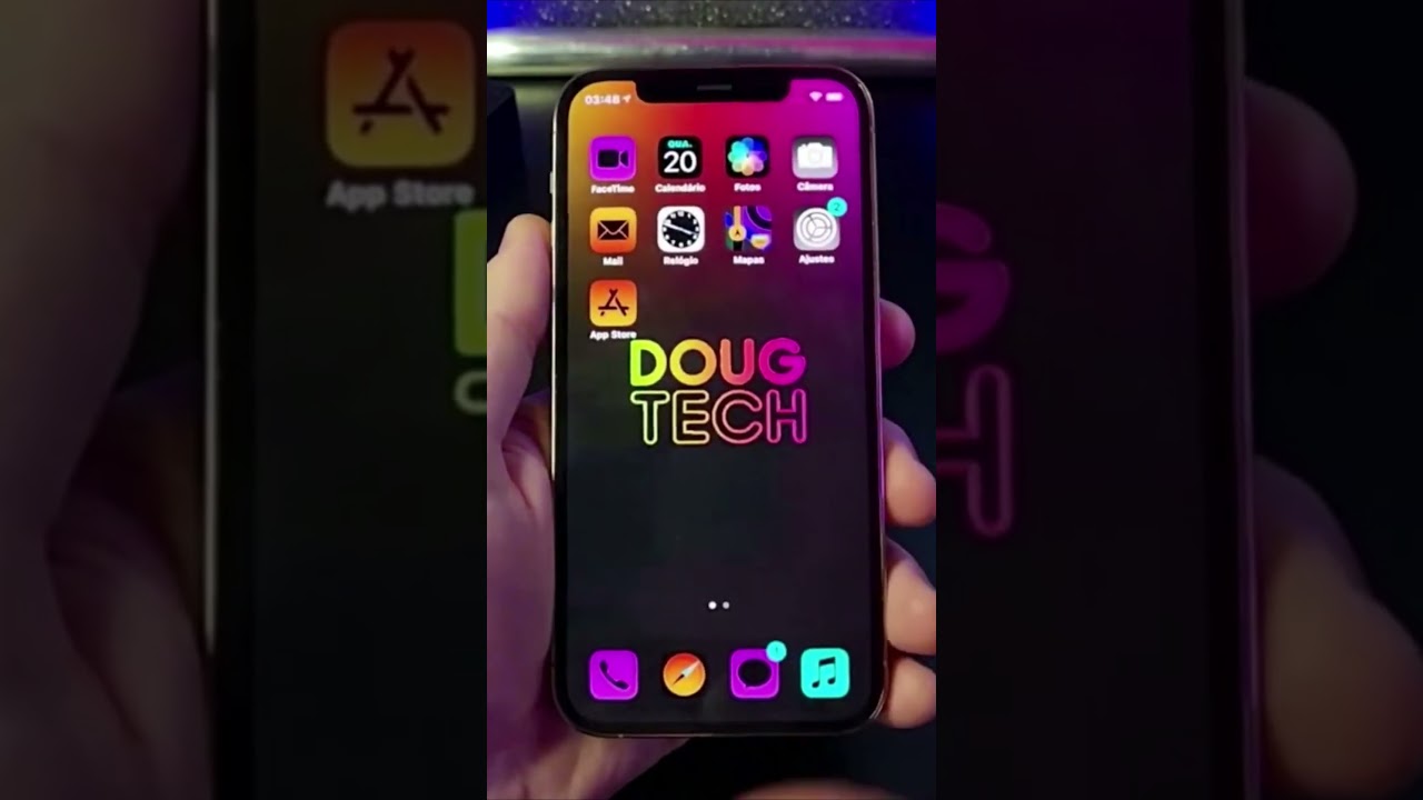 COMO ATIVAR OU DESATIVAR A INVERSÃO DE CORES NO IPHONE #Shorts