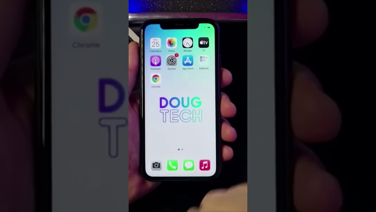 COMO ATIVAR O TECLADO DE UMA MÃO NO IPHONE #Shorts